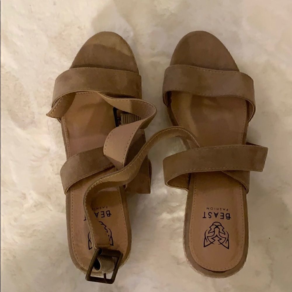 Beast Fashion suede platforms  - Picture 2 of 7